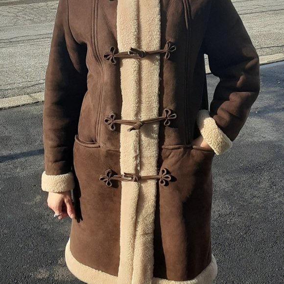 Beautiful Vintage Shearling Sheepskin- 100% Real/High Quality-Women's Size S - Picture 1 of 10